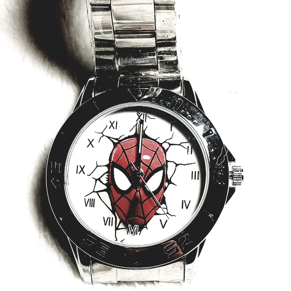 Men's Marvel Spiderman Silver BandWatch
